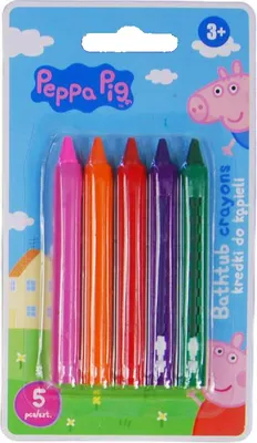 Zdjęcie produktu dla Kredki do kąpieli 5k Świnka Peppa Astra