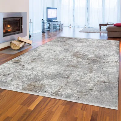 Immagine prodotto di Tappeto classico astratto in lana per il soggiorno, beige rilassante Dimensioni - 160 x 230 cm