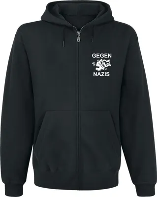 Obrázek produktu pro Proti nacistům - bunda s kapucí