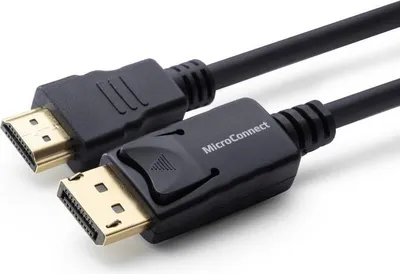 Produktbild von Microconnect MC-DP-HDMI-1000, 10 m, DisplayPort, HDMI, Stecker, Stecker, Gerade