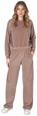 Imagen del producto de Conjunto deportivo para mujer, cómodo, confeccionado en algodón y poliéster