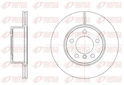 Produktbild von 2x REMSA Bremsscheibe 61449.10 vorne für BMW 1 Schrägheck (F20) 3 Touring (F31)