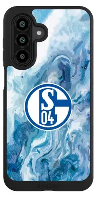 Produktbild von NIVOCASE Handyhülle für Samsung Galaxy A17 5G  Hülle NIVOpure Case Schwarz FC Schalke 04 Fanartikel Logo