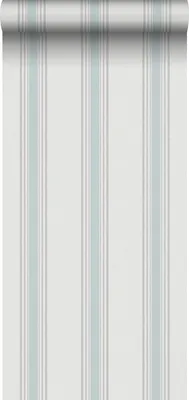 Zdjęcie produktu dla Sanders & Sanders Tapeta paski jasnoniebieskimIbeżowym 53 cm x 10 m