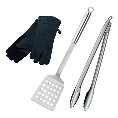 Produktbild von RÖSLE 25051, Barbecue-Set, Schwarz, Grau, Edelstahl