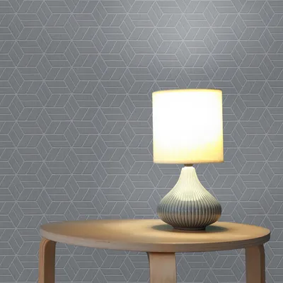 Produktbild von TADESSI Tapete Grafik Noan M1-No.1582 Vliestapete Grau Silber Geometrisch Modern Wohnzimmer Schlafzimmer Küche