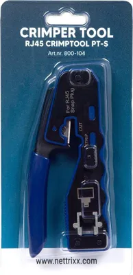Immagine prodotto di NETTRIXX - Pinza crimpatrice per RJ45 - 800104