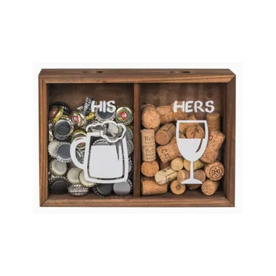 Produktbild von His & Hers Getränkedeckelsammler
