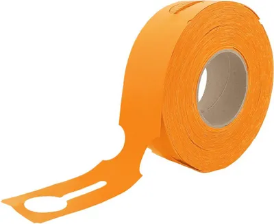 Produktbild von CombiCraft Große Schlaufenetiketten 273x59mm - Orange - 500 Stück pro Rolle