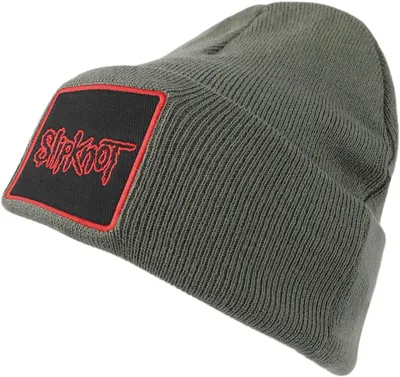 Produktbild von Slipknot Mütze Uni Amplified Collection - Patch Beanie oliv Standard