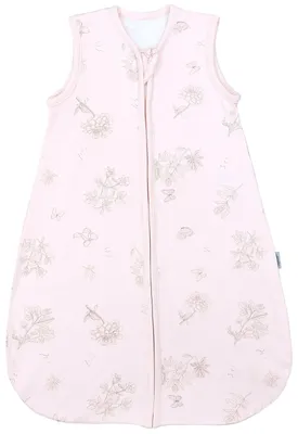 Produktbild von TupTam Baby Sommer Schlafsack 0.5 TOG aus en Materialien, Farbe: Pink_Schmetterling_Blumen, Größe: 80-86