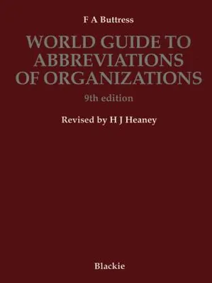 Produktbild von World Guide to Abbreviations of Organizations