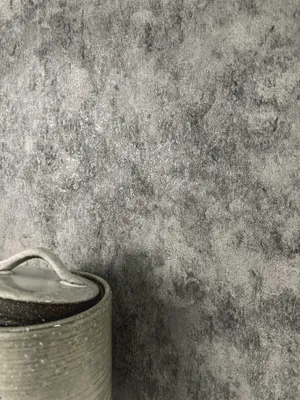 Produktbild von NEWROOM Tapete Damir Dark Grey Grau Vliestapete - Modern Unifarbe Putz-Optik  Germany