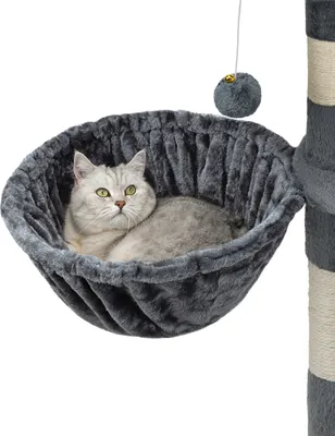 Produktbild von lionto Liegemulde für Kratzbäume, 40 cm Durchmesser, 25 cm Tiefe, grau
