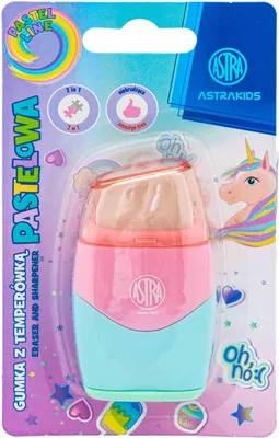 Produktbild von ASTRA Radiergummi mit Gummi 2in1 pastell