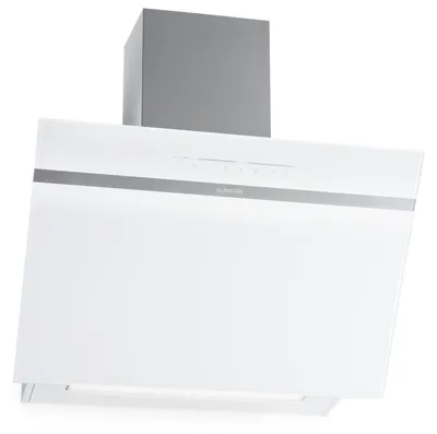 Obrázok produktu pre Klarstein digestor 60 cm recirkulácia/odsávanie vzduchu, čierny digestor s filtrom vhodným do umývačky riadu, šikmý digestor s prietokom vzduchu 514 m³/h, digestor 60 cm, nástenný digestor s Wi-Fi a LED diódami