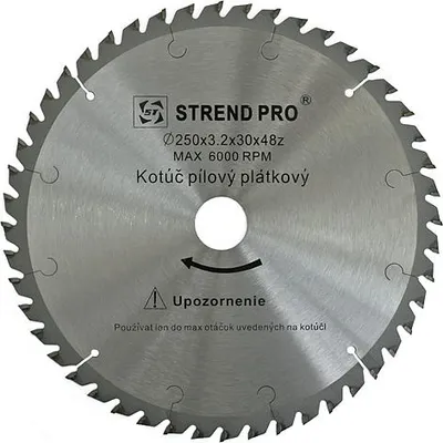 Immagine prodotto di Disco Strend Pro SuperSaw NWP 250x3,2x30 40T, per legno, per sega, con inserti in metallo duro