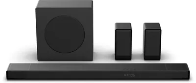 Obrázok produktu pre Soundbar, HISENSE AX5140Q, 5.1.4 kanálov, Dolby Atmos a DTS:X, 520 W, bezdrôtový subwoofer a zadné reproduktory, HDMI eARC