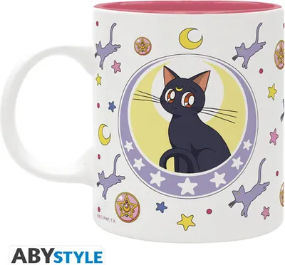 Produktbild von SAILOR MOON - Mug - 320 ml - Sailor Moon & Luna patch - subli-box