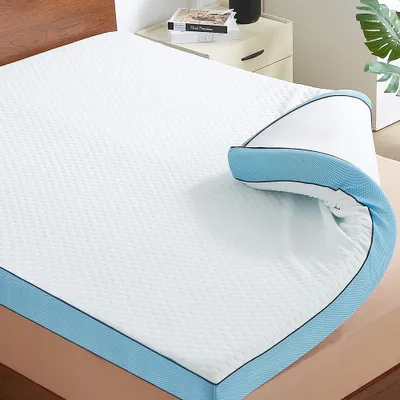 Productafbeelding van CASABEL Matrastopper van traagschuim 7 cm, 140x190cm, met hoes