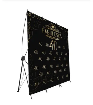 Obrázok produktu pre X-bannerový fotostán pre oslavy, rozmer 240 x 200 cm