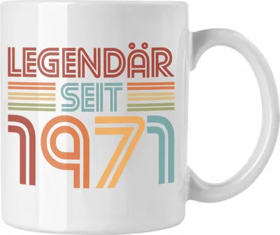 Produktbild von Trendation - 50. Geburtstag Tasse Frau Männer Geschenk 50er Geschenkidee 50 Mutter Vater Mann Frauen Lustig Geschenke Dekoration (Weiß)