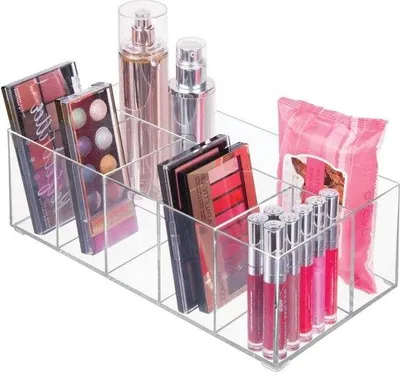 Immagine prodotto di Organizer da bagno trasparente a 6 scomparti