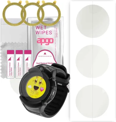 Produktbild von apgo 3 Stück Schutzfolie, Matt, kompatibel mit Garett Kids 5 Smartwatch, Hydrogel Displayschutzfolie mit Positionierhilfe, Displayfolie, robust und kratzfest