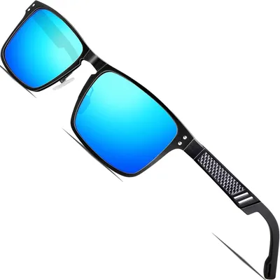 Imagen del producto de Gafas de sol polarizadas para hombre, marca ATTCL, fabricadas con aleación de aluminio y magnesio, de peso ultra ligero