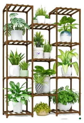 Image de Étagère à plantes, à plusieurs niveaux, pour intérieur et extérieur, type A