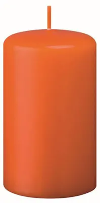 Produktbild von Flachkopf-Stumpenkerzen Karotte 150 x Ø 80 mm, 4 Stück