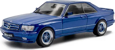 Produktbild von Solido 421438275 Mercedes 560 SEC AMG W126 Widebody 1990 blau metallic 1:43