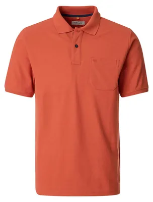 Produktbild von Redmond Übergrößen Basic Poloshirt terracotta