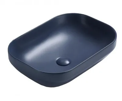 Obrázek produktu pro Keramické umyvadlo NELI, modrá, 50 cm