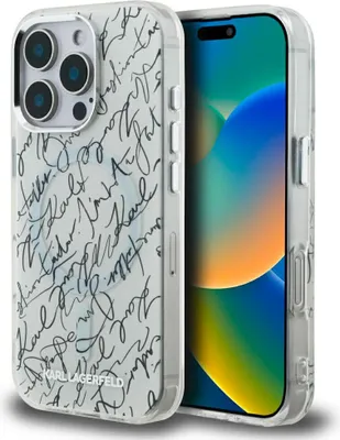 Image de KARL LAGERFELD MAGSAFE CASE FOR IPHONE 16 PRO MAX, Elegant, Fashion, Case