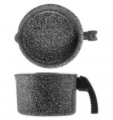 Immagine prodotto di HOMe Bollilatte Antiaderente Stone In Alluminio Cm14