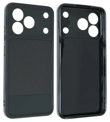 Imagen del producto de Funda protectora de TPU compatible con Ulefone, Unihertz Titan 2, Note 23, funda de silicona para teléfono móvil, color negro