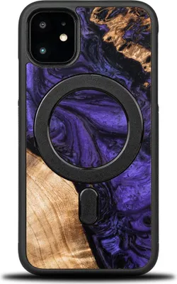 Produktbild von Bewood Unique Case für iPhone 11 - Violett mit MagSafe