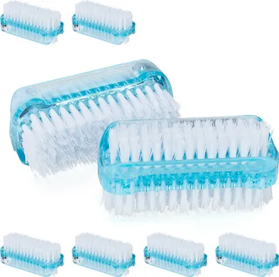 Produktbild von relaxdays Nagelbürste 8 Stück