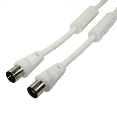 Obrázok produktu pre Anténny kábel DCU TV M-H White (3 m)