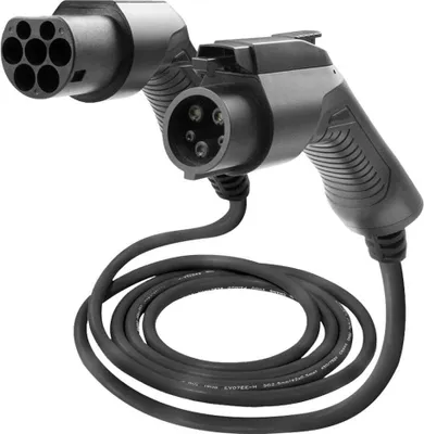 Produktbild von Jbm 3.6kw 16a Ladekabel Für Elektroauto. Typ 1 Auf Typ 2 (einphasig) Silber Silber One Size