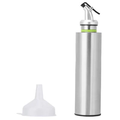Produktbild von Ölflasche aus Edelstahl, auslaufsicher, Sojasaucen- und Essigspender