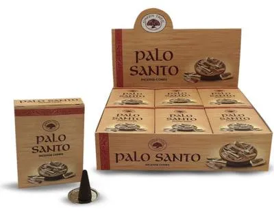 Productafbeelding van Green Tree Kegelwierook Palo Santo (10 stuks)