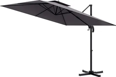 Obrázek produktu pro di volio zahradní slunečník Fuscado 300 cm – šedý