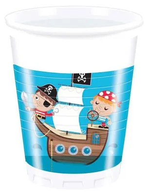 Produktbild von Piraten Party Schatzsuche 8 Becher