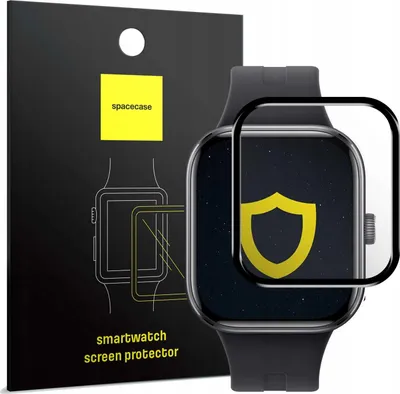 Obrázek produktu pro Hybridní sklo pro Xiaomi Redmi Watch 5, Spacecase Hybridní sklo odolné proti poškrábání a nárazům, silné lepidlo po celém povrchu, oleofobní vrstva