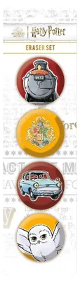 Obrázok produktu pre Harry Potter Radierer 4er-Pack