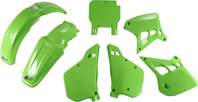 Produktbild von Verkleidungskit UFO PLAST 7-teilig Verkleidungssatz Kunststoff für Kawasaki KX 125 ccm Bj. 1990 - 1991, Farbe:grün OEM