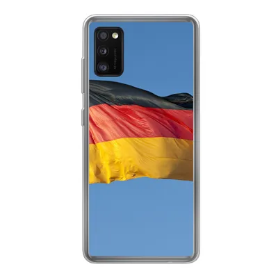 Produktbild von MuchoWow® Handyhülle Schutzhülle Hülle für Samsung Galaxy A41 Foto der deutschen Flagge Silikon Softcase Handy Hülle - Mobiltelefon