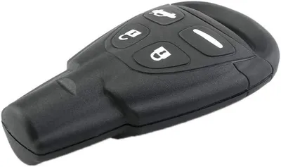 Immagine prodotto di Custodia per chiave auto Techstar, compatibile con Saab 9-3, 9-5 (2003-2011), 4 pulsanti, in materiale resistente
